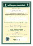 Certificate of compliance with the conditions of Audit II