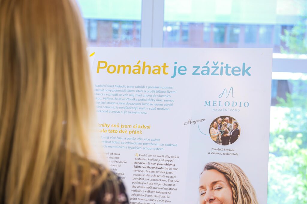 Výstava Nadačního fondu Melodio ve FN Motol