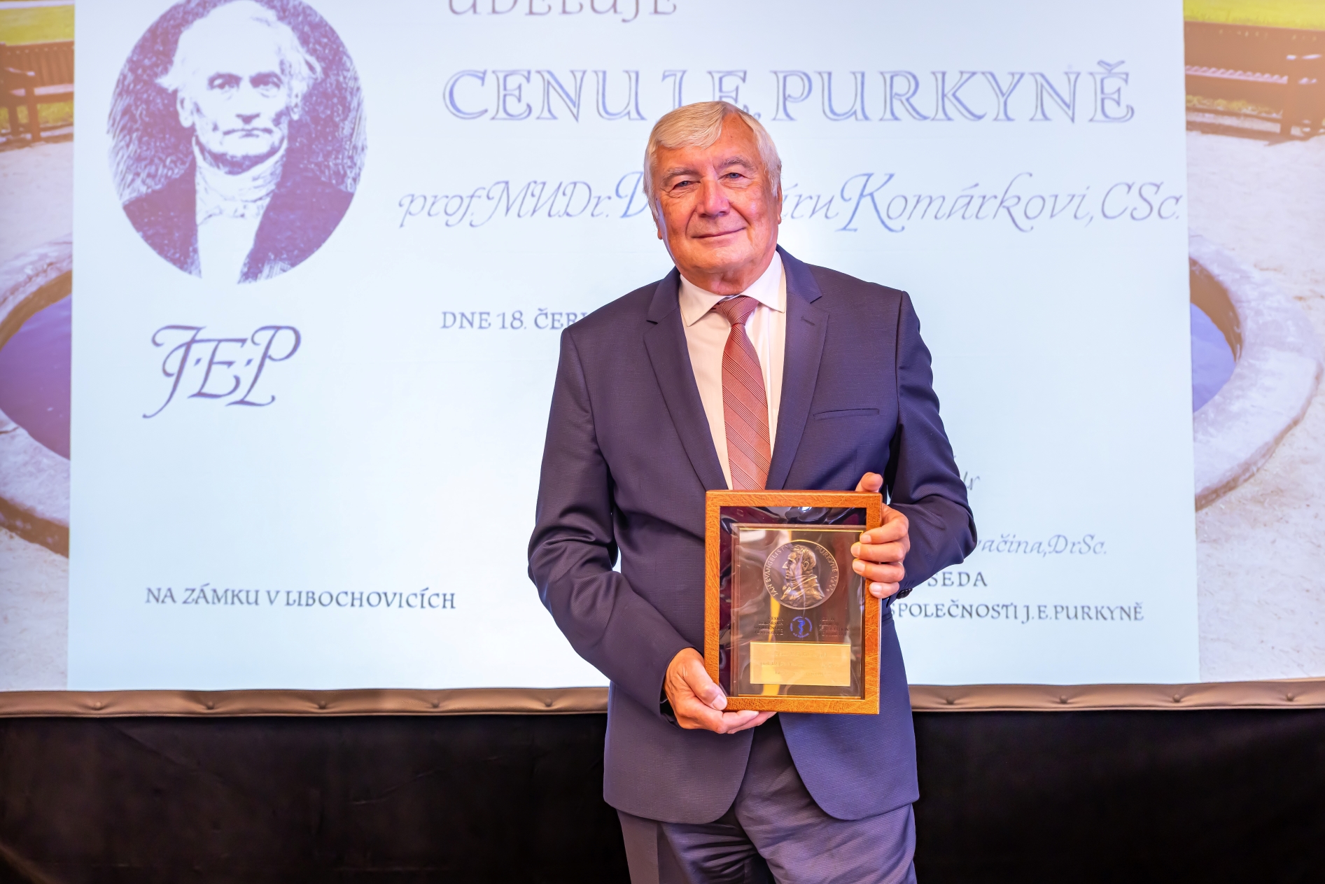 Profesor Vladimír Komárek oceněn Cenou Jana Evangelisty Purkyně