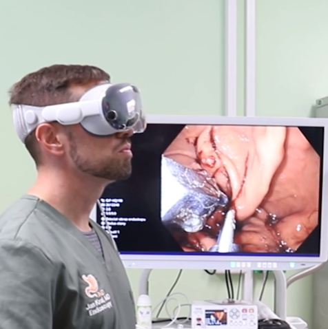 První 3D endoskopická remodelace žaludku s využitím Apple Vision Pro v ČR