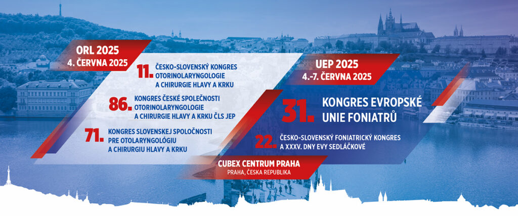 Společný kongres ORL 2025 a UEP 2025