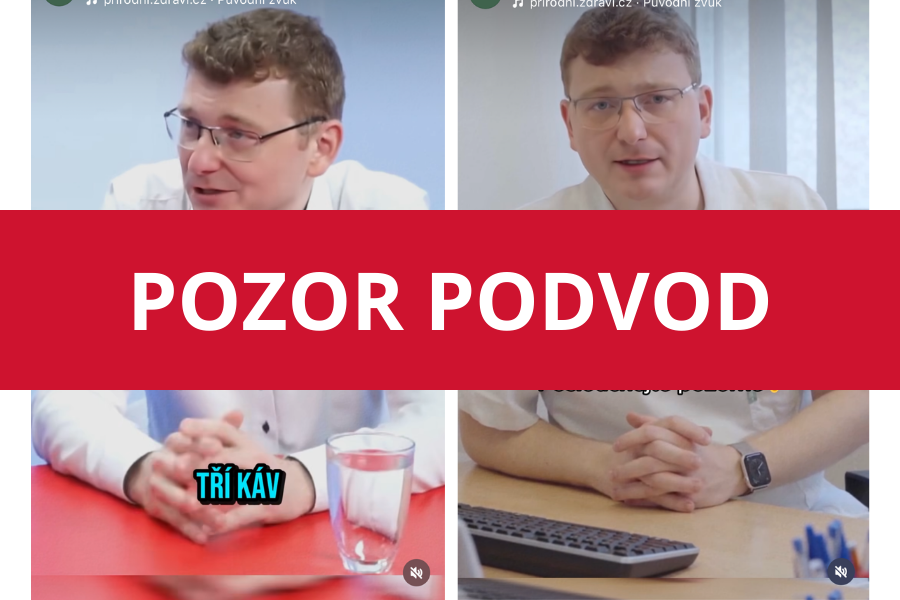 náhledový obrázek upozorňující na podvodné video