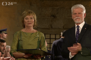 prof. Bartůňková a prezident Pavel