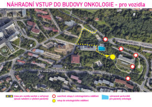 Ozařovny - přístup auta 11/2025