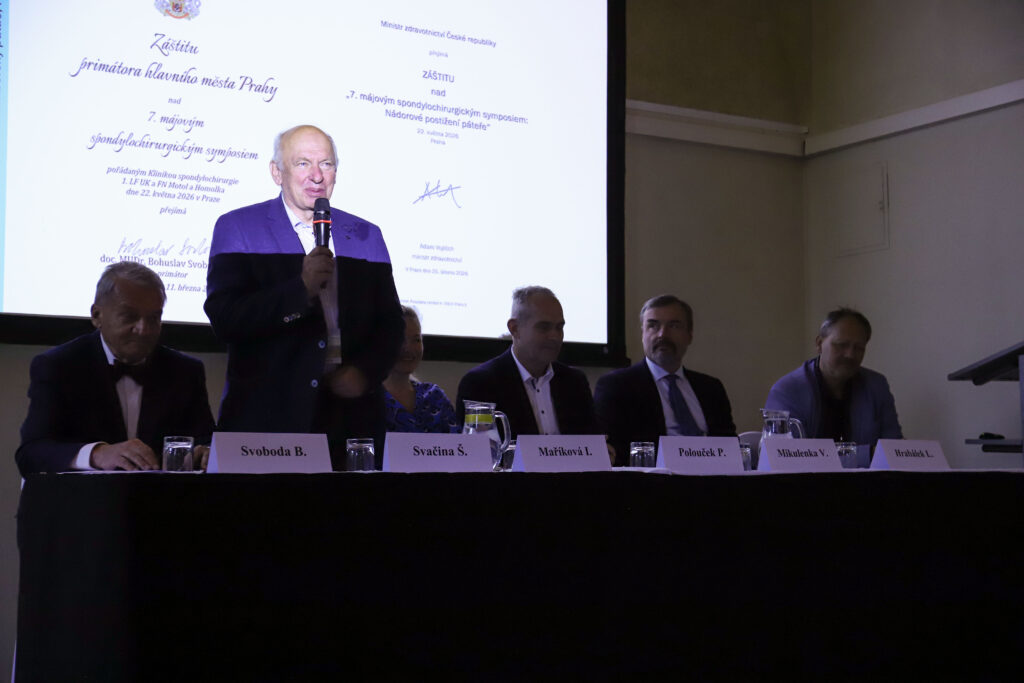 7. májové spondylochirurgické symposium otevřelo téma nádorového postižení páteře
