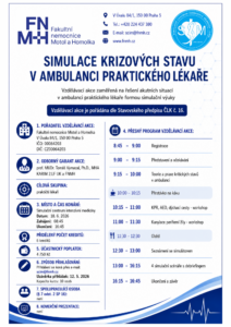 pozvánka: Simulace krizových stavů v ambulanci praktického lékaře