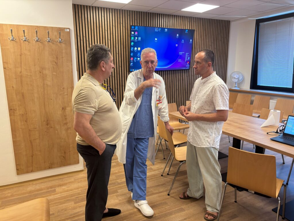 Zástupci nemocnice z Ivano-Frankivsku navštívili FNMH v rámci programu MEDEVAC