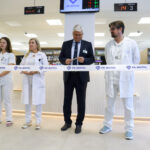 The opening of a new pharmacy