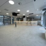 the progress of the reconstruction of the premises for the new pharmacy